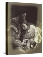 The Parting of Sir Lancelot and Queen Guenièvre-Julia Margaret Cameron-Stretched Canvas