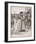 The Parting of Sir Thomas More and His Daughter-English School-Framed Giclee Print