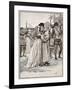 The Parting of Sir Thomas More and His Daughter-English School-Framed Giclee Print