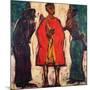 The Parting of the Ways; Am Scheideweg, 1917 (Tempera on Canvas)-Christian Rohlfs-Mounted Giclee Print