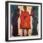 The Parting of the Ways; Am Scheideweg, 1917 (Tempera on Canvas)-Christian Rohlfs-Framed Giclee Print