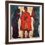 The Parting of the Ways; Am Scheideweg, 1917 (Tempera on Canvas)-Christian Rohlfs-Framed Giclee Print