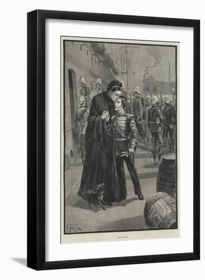 The Parting-Alfred Pearse-Framed Giclee Print