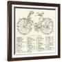 The Parts of a Bicycle-null-Framed Giclee Print