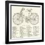 The Parts of a Bicycle-null-Framed Giclee Print