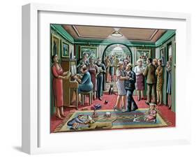 The Party, 2003-PJ Crook-Framed Giclee Print