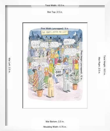 The Party After You Left New Yorker Cartoon Premium Giclee Print Roz Chast Allposters Com