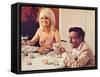 The Party, Carol Wayne, Peter Sellers, 1968-null-Framed Stretched Canvas