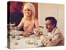 The Party, Carol Wayne, Peter Sellers, 1968-null-Stretched Canvas