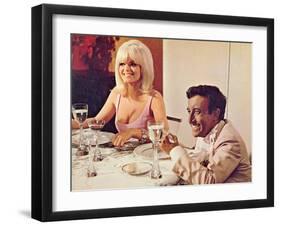 The Party, Carol Wayne, Peter Sellers, 1968-null-Framed Photo