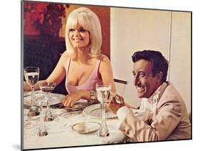 The Party, Carol Wayne, Peter Sellers, 1968-null-Mounted Photo