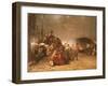 The Party in the Maple Sugar Camp, circa 1861-66-Eastman Johnson-Framed Giclee Print