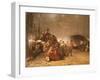 The Party in the Maple Sugar Camp, circa 1861-66-Eastman Johnson-Framed Giclee Print