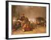 The Party in the Maple Sugar Camp, circa 1861-66-Eastman Johnson-Framed Giclee Print