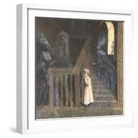 The Party on the Stairs-Adelaide Claxton-Framed Giclee Print