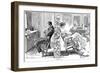 The Party Wall-Charles Dana Gibson-Framed Giclee Print