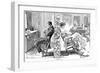 The Party Wall-Charles Dana Gibson-Framed Giclee Print