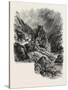 The Pas De Roland Near Cambo, the Pyrenees, France, 19th Century-null-Stretched Canvas