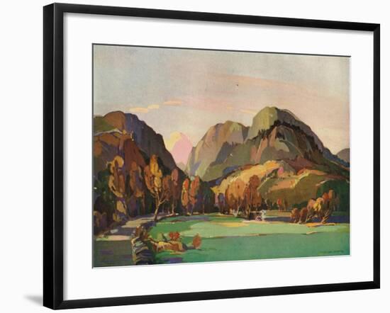 'The Pass of Aberglaslyn', c1927-William Alison Martin-Framed Giclee Print