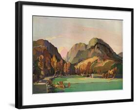 'The Pass of Aberglaslyn', c1927-William Alison Martin-Framed Giclee Print