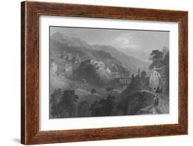 The Pass of Beilan, Mount Amanus, on the Approach from Antioch-William Henry Bartlett-Framed Giclee Print