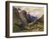 The Pass of Glencoe, 1852-William Bennett-Framed Giclee Print