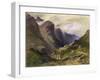 The Pass of Glencoe, 1852-William Bennett-Framed Giclee Print