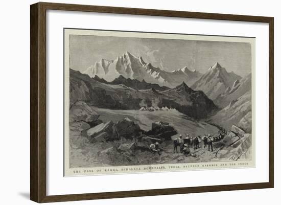 The Pass of Kamri, Himalaya Mountains, India, Between Kashmir and the Indus-null-Framed Giclee Print