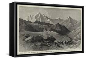 The Pass of Kamri, Himalaya Mountains, India, Between Kashmir and the Indus-null-Framed Stretched Canvas
