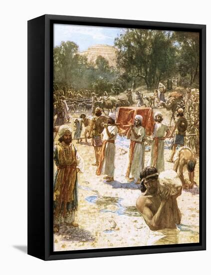 The Passage of Jordan-William Brassey Hole-Framed Stretched Canvas