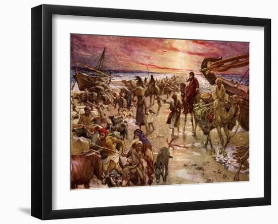 The Passage of the Red Sea - Bible-William Brassey Hole-Framed Giclee Print