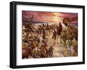 The Passage of the Red Sea - Bible-William Brassey Hole-Framed Giclee Print