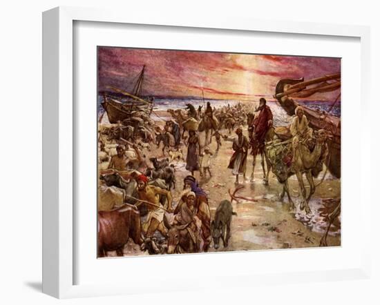 The Passage of the Red Sea - Bible-William Brassey Hole-Framed Giclee Print