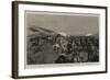 The Passage of the Servian Frontier by Prince Alexander and the Bulgarian Army, 24 November 1885-null-Framed Giclee Print