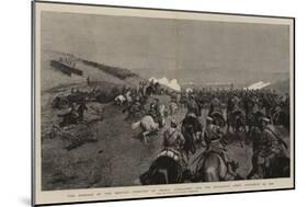 The Passage of the Servian Frontier by Prince Alexander and the Bulgarian Army, 24 November 1885-null-Mounted Giclee Print