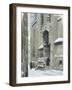 The Passauerplatz in the Snow, Vienna, 1905-Wilhelm Gause-Framed Giclee Print