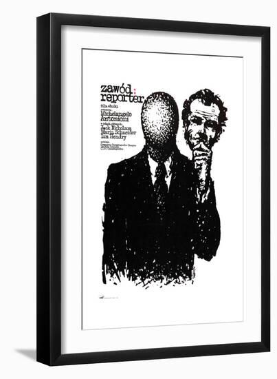 The Passenger, (aka Professione), Polish Poster Art, 1975-null-Framed Giclee Print