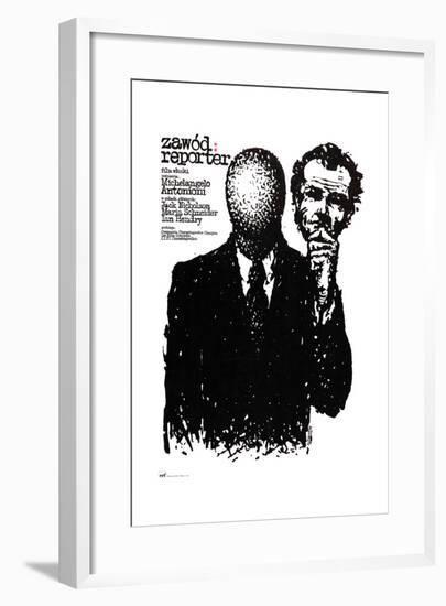 The Passenger, (aka Professione), Polish Poster Art, 1975-null-Framed Giclee Print