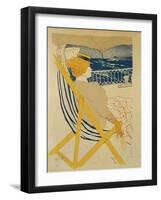 The Passenger in Cabin 54 - Yachting, 1895-Henri de Toulouse-Lautrec-Framed Giclee Print