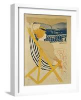 The Passenger in Cabin 54 - Yachting, 1895-Henri de Toulouse-Lautrec-Framed Giclee Print