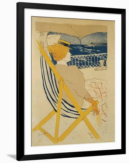 The Passenger in Cabin 54 - Yachting, 1895-Henri de Toulouse-Lautrec-Framed Giclee Print