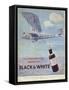 The Passenger Who Dropped His "Black and White"'-null-Framed Stretched Canvas