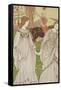 The Passer-By, from 'L'estampe Moderne', Published Paris 1897-99 (Colour Litho)-Robert Engels-Framed Stretched Canvas