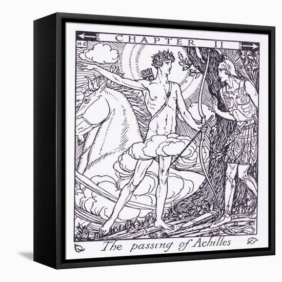 The Passing of Achilles-Herbert Cole-Framed Stretched Canvas