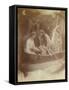 The Passing of King Arthur, Illustration from 'Idylls of the King' by Alfred Tennyson-Julia Margaret Cameron-Framed Stretched Canvas