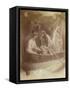 The Passing of King Arthur, Illustration from 'Idylls of the King' by Alfred Tennyson-Julia Margaret Cameron-Framed Stretched Canvas