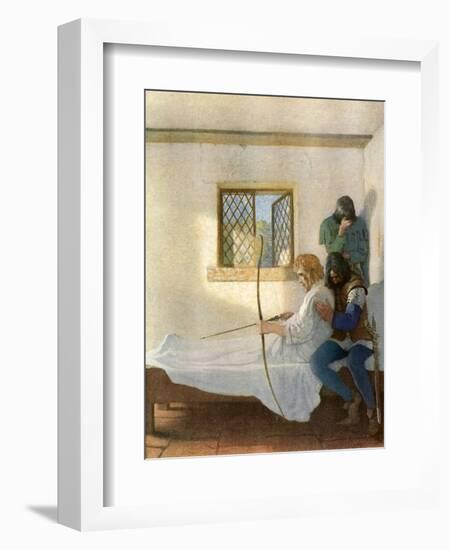 The Passing of Robin Hood-Newell Convers Wyeth-Framed Giclee Print