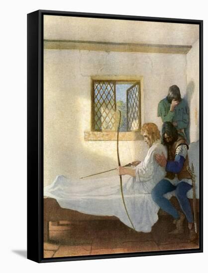 The Passing of Robin Hood-Newell Convers Wyeth-Framed Stretched Canvas