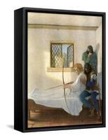 The Passing of Robin Hood-Newell Convers Wyeth-Framed Stretched Canvas