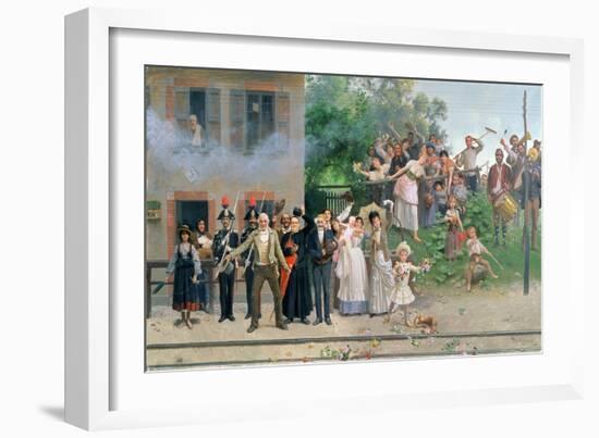 The Passing of the King-Giacomo Mantegazza-Framed Giclee Print